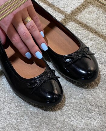 Phenumb Ballerina Bisque Leather Patent Black