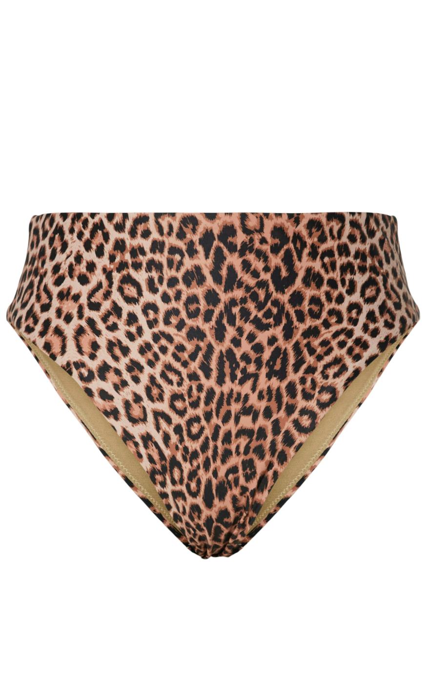 Pieces Bikini Underdel Lippa Black Leo