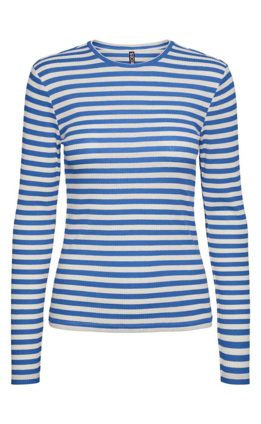Pieces Bluse Ruka French Blue Cloud Dancer