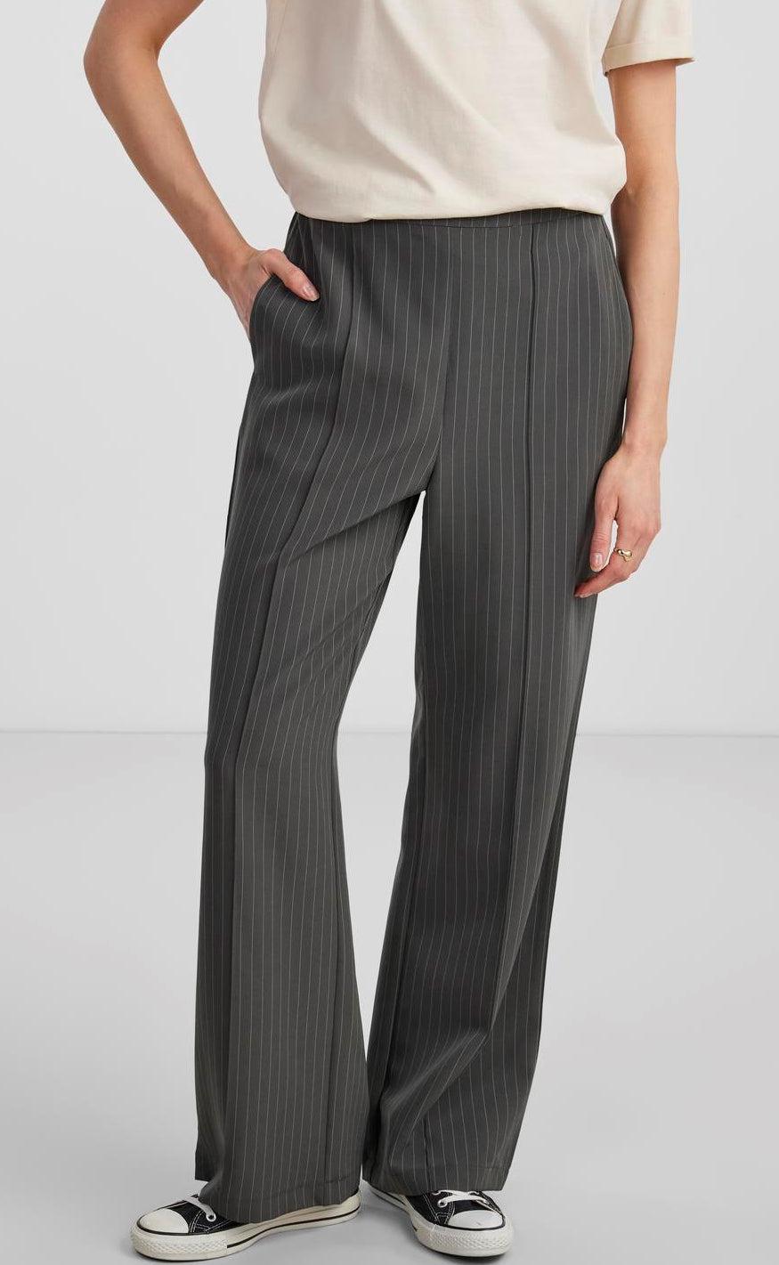 Pieces Bukser Bossy Magnet Pinstripe