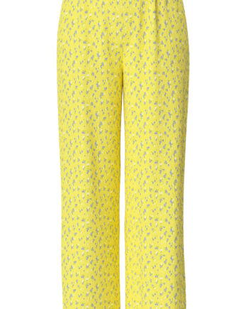 Pieces Bukser Flora Pale Banana Small Flower