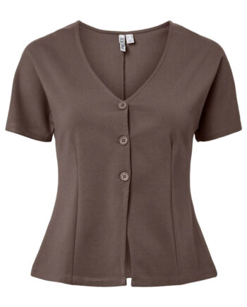 Pieces Cardigan Gunhild Coffee Quartz