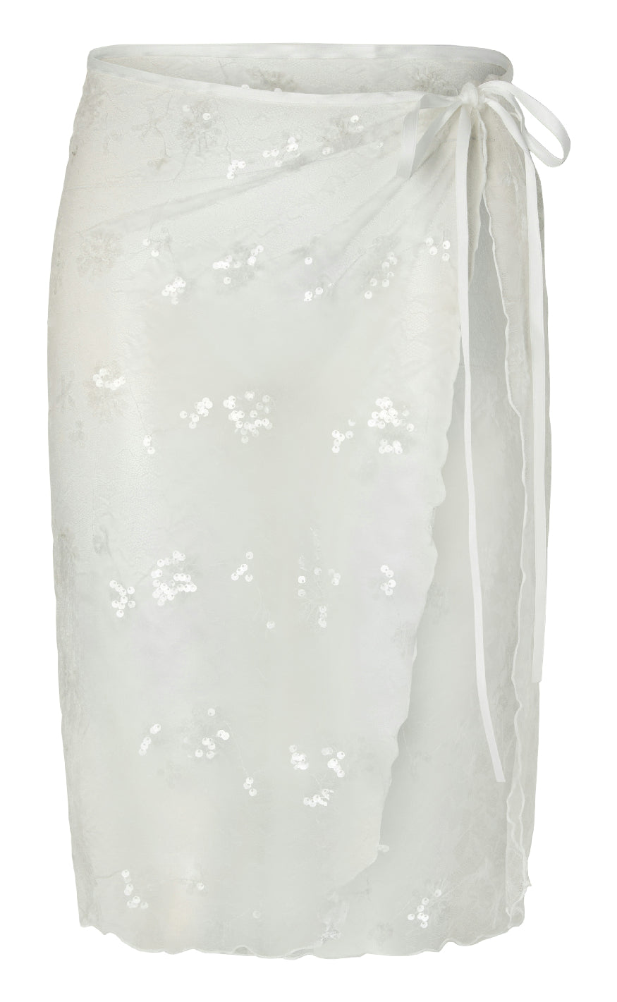 Pieces Nederdel Natasja Bright White