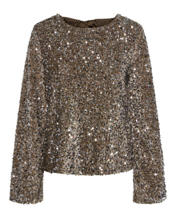Pieces Top Kam Grey