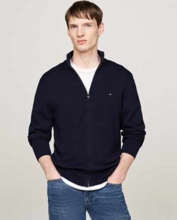 Pima Org Ctn Cashmere Zip Thru