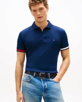 Rwb Cuff Liquid Cotton Slim Polo