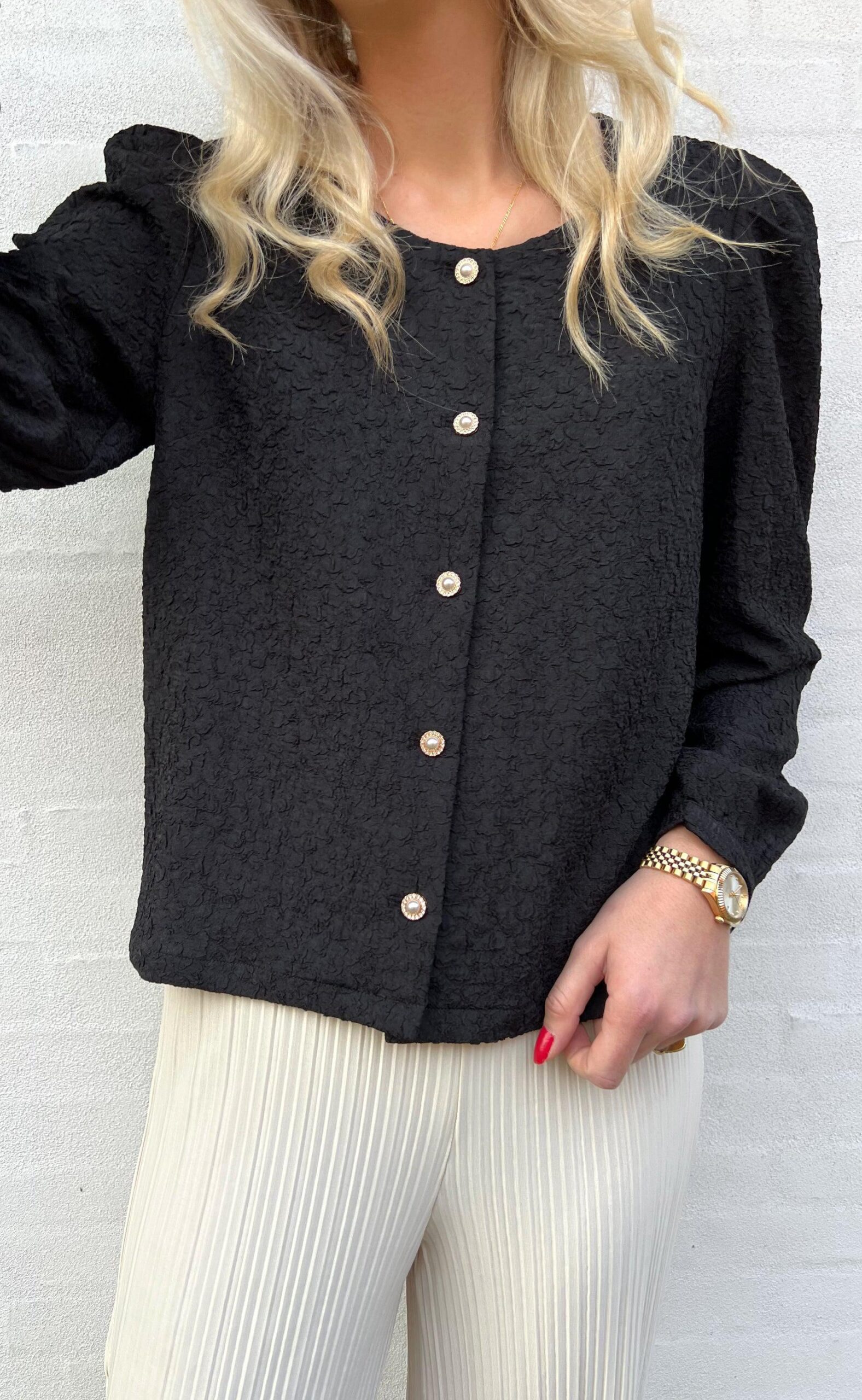 Say Ina Copenhagen Bluse Cati Black