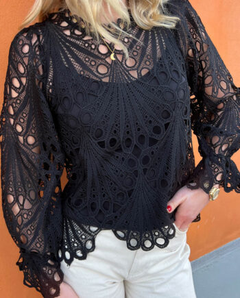 Say Ina Copenhagen Bluse Tanna Black