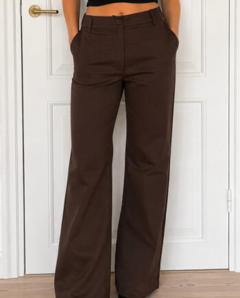 Say Ina Copenhagen Bukser Livana Stretch Dark Brown