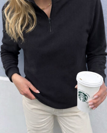Say Ina Copenhagen Fleece Trøje Fie Black