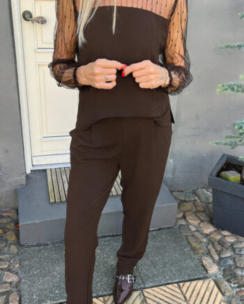 Say Ina Copenhagen Jumpsuit   Buksedragt Trisha Dark Brown