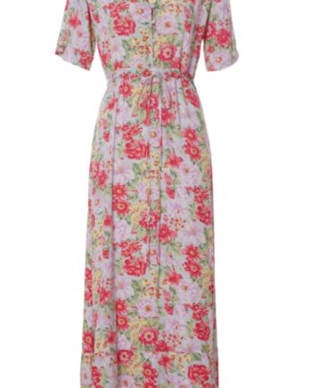 Say Ina Copenhagen Kjole Abi Light Blue Flower