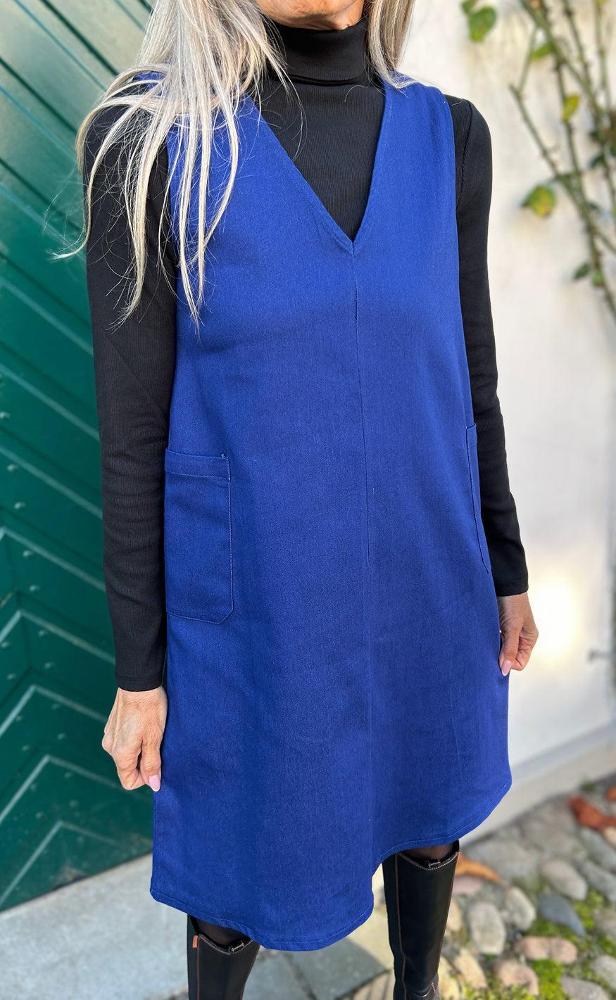 Say Ina Copenhagen Kjole Ania Spencer Dark Denim Blue