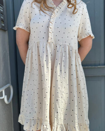 Say Ina Copenhagen Kjole Catja Summer Black Dots