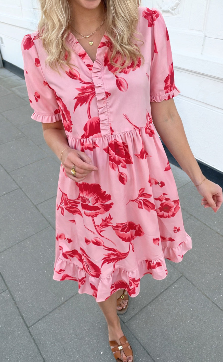 Say Ina Copenhagen Kjole Catja Summer Rosy Flower