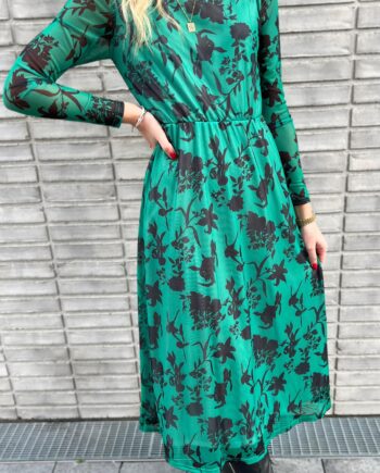 Say Ina Copenhagen Kjole Claura Green Leaf