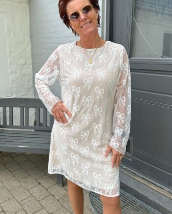 Say Ina Copenhagen Kjole Dreamy Bow Dress White Bows