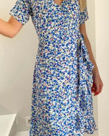 Say Ina Copenhagen Kjole Ella Blue Flower