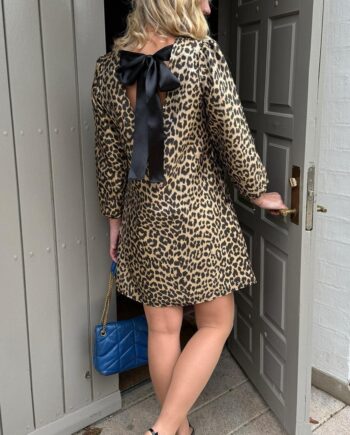 Say Ina Copenhagen Kjole Fia Short Shiny Leopard