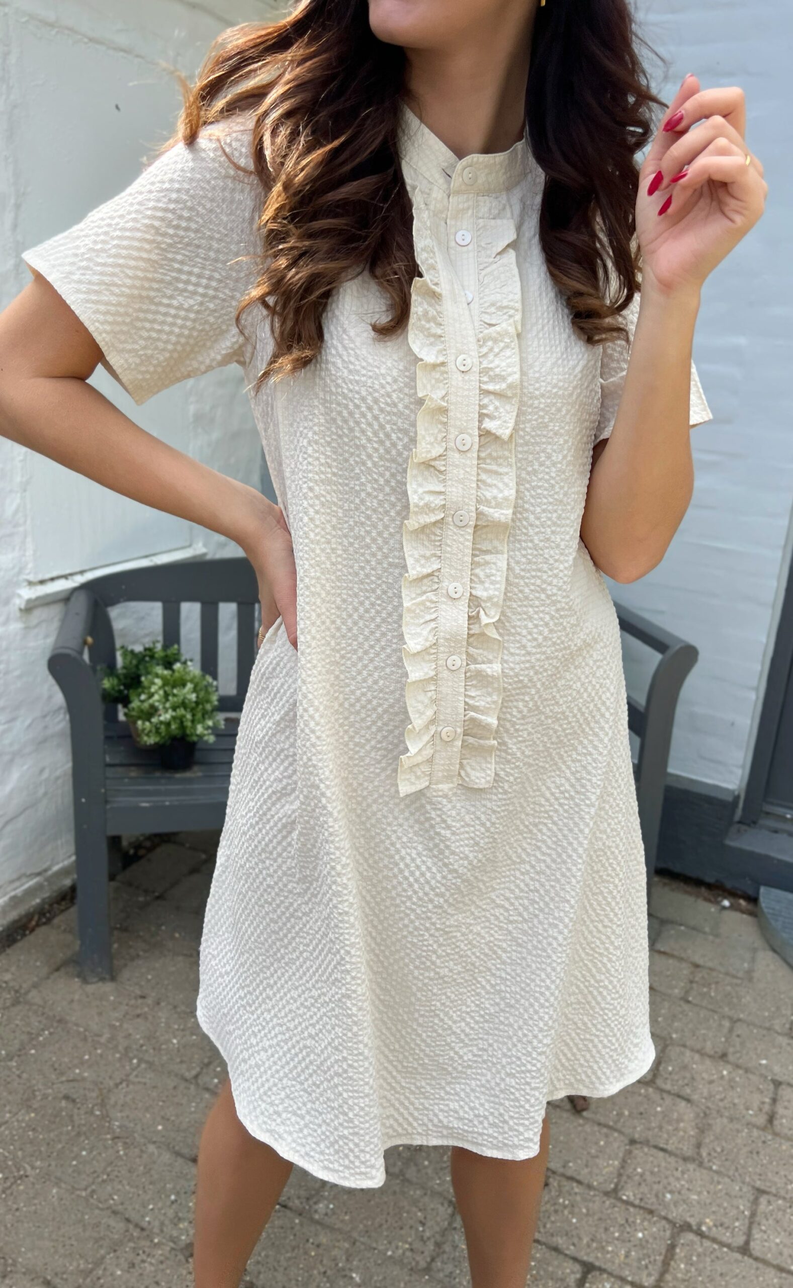Say Ina Copenhagen Kjole Flora Beige