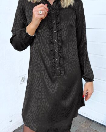 Say Ina Copenhagen Kjole Florina Black Leopard