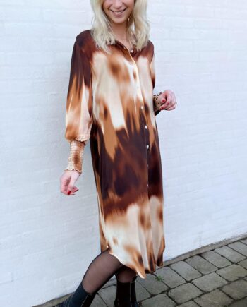 Say Ina Copenhagen Kjole Fransisca Brown Dip Dye