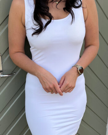 Say Ina Copenhagen Kjole Jasmin Slip White