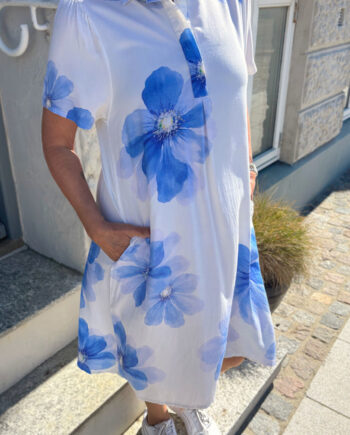 Say Ina Copenhagen Kjole Katie Summer Blue Flower