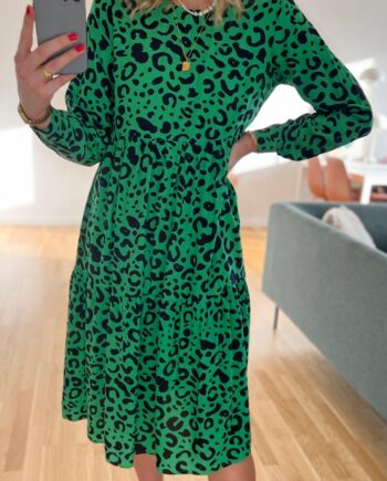 Say Ina Copenhagen Kjole Milan Graphic Leopard