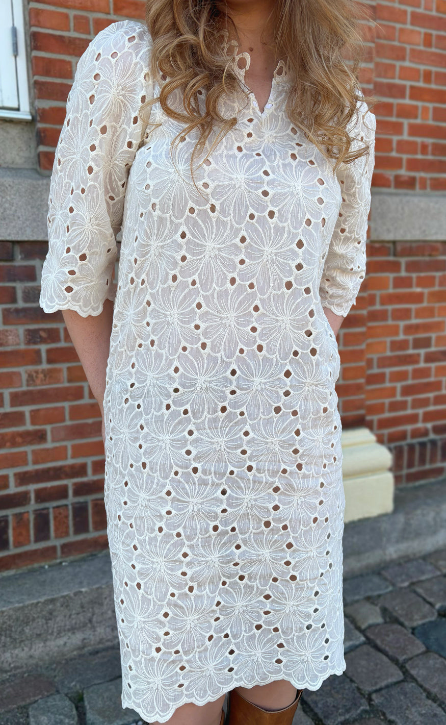 Say Ina Copenhagen Kjole Milla Off White Lace