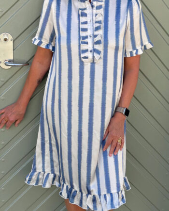 Say Ina Copenhagen Kjole Philina Blue Striped