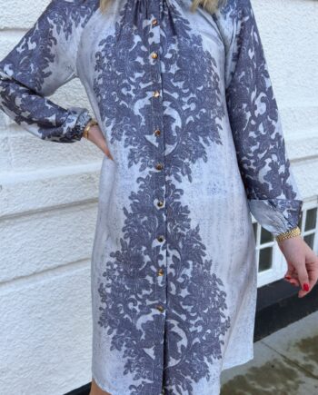 Say Ina Copenhagen Kjole Rita Grey Paisley