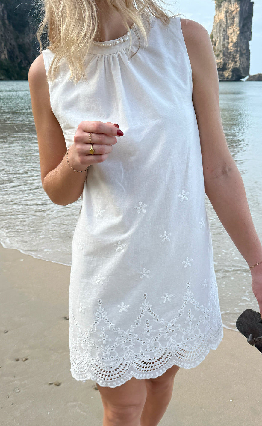 Say Ina Copenhagen Kjole Silja White Broderie Anglaise