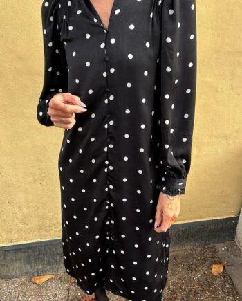 Say Ina Copenhagen Kjole Tiki Black    White Dots