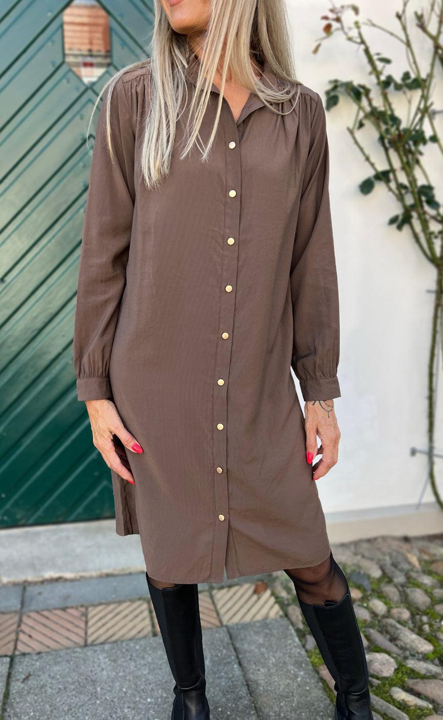 Say Ina Copenhagen Kjole Tina Dark Brown