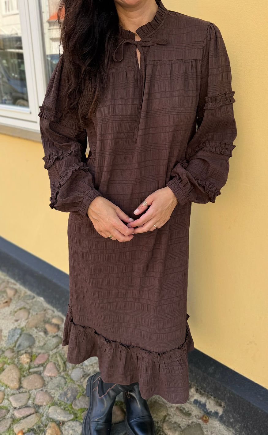 Say Ina Copenhagen Kjole Zally Dark Brown