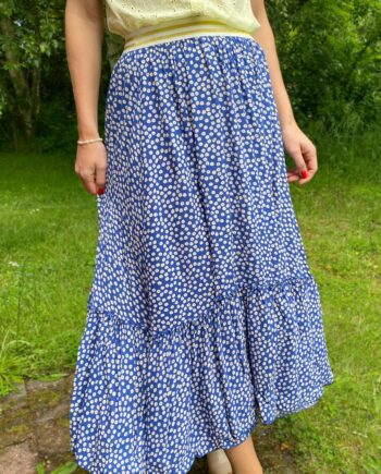 Say Ina Copenhagen Nederdel Hanna Blue Flower