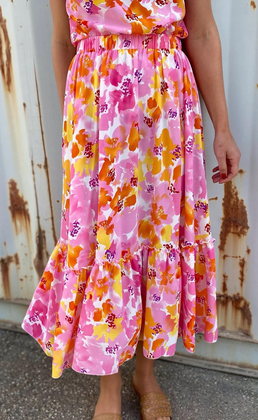 Say Ina Copenhagen Nederdel Hanna Tropical Flowers