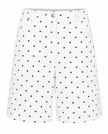 Say Ina Copenhagen Sanna Shorts White    Black Dots