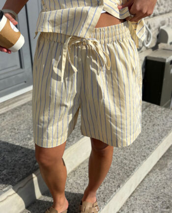Say Ina Copenhagen Shorts Marika Yellow Striped
