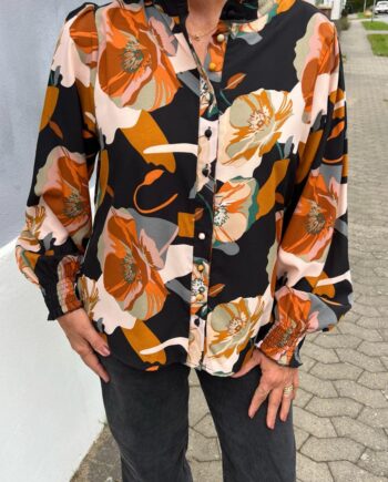 Say Ina Copenhagen Skjorte Augusta Mixed Big Flower