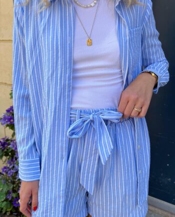 Say Ina Copenhagen Skjorte Grace Blue White Stripe