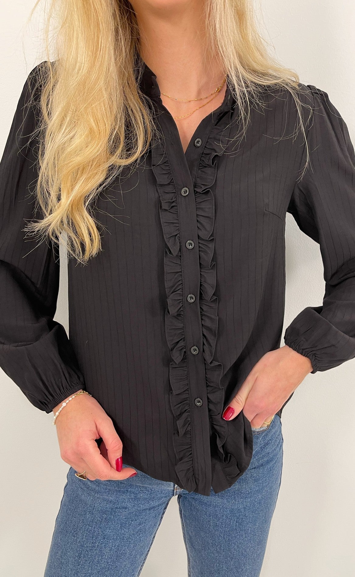 Say Ina Copenhagen Skjorte Luxi Black