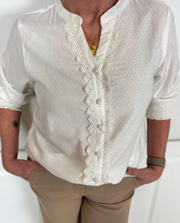 Say Ina Copenhagen Skjorte Malou Sl Off White