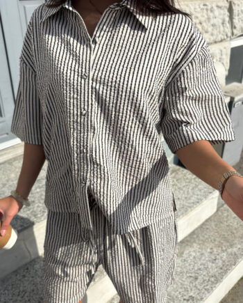 Say Ina Copenhagen Skjorte Marika Black Striped
