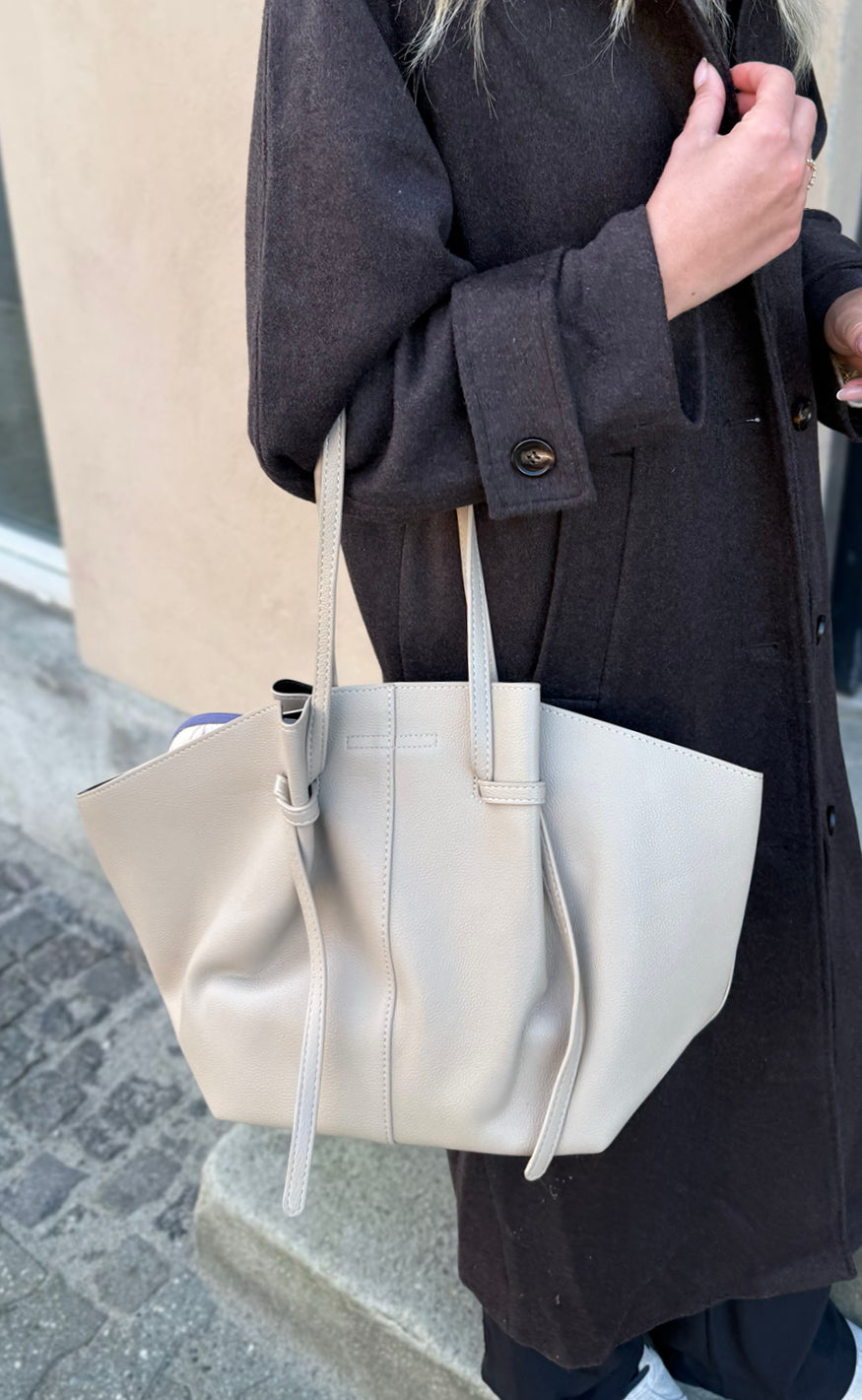 Say Ina Copenhagen Taske Amanda Beige Pu Leather