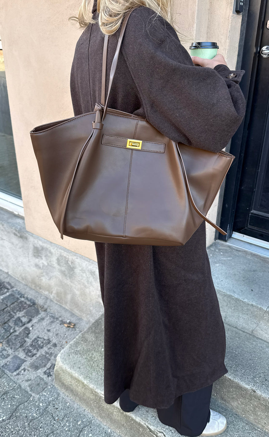 Say Ina Copenhagen Taske Olivia Dark Brown Pu Leather