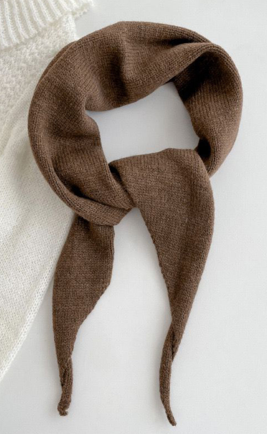 Say Ina Copenhagen Tørklæde Sophie Triangle Dark Brown