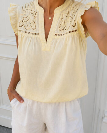 Say Ina Copenhagen Top Alma Light Yellow