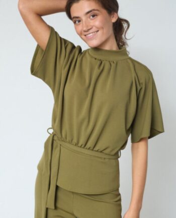 Sisters Point Bluse Girl-top6 Martini Olive